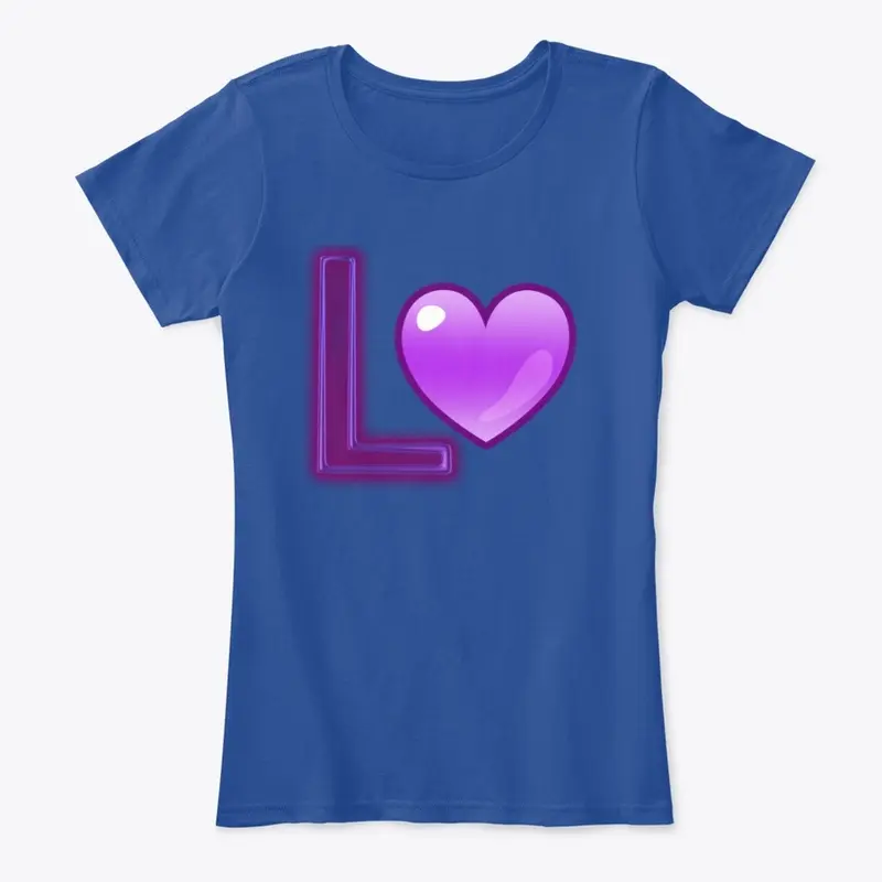 LOVE PURPLE HEART SHIRT