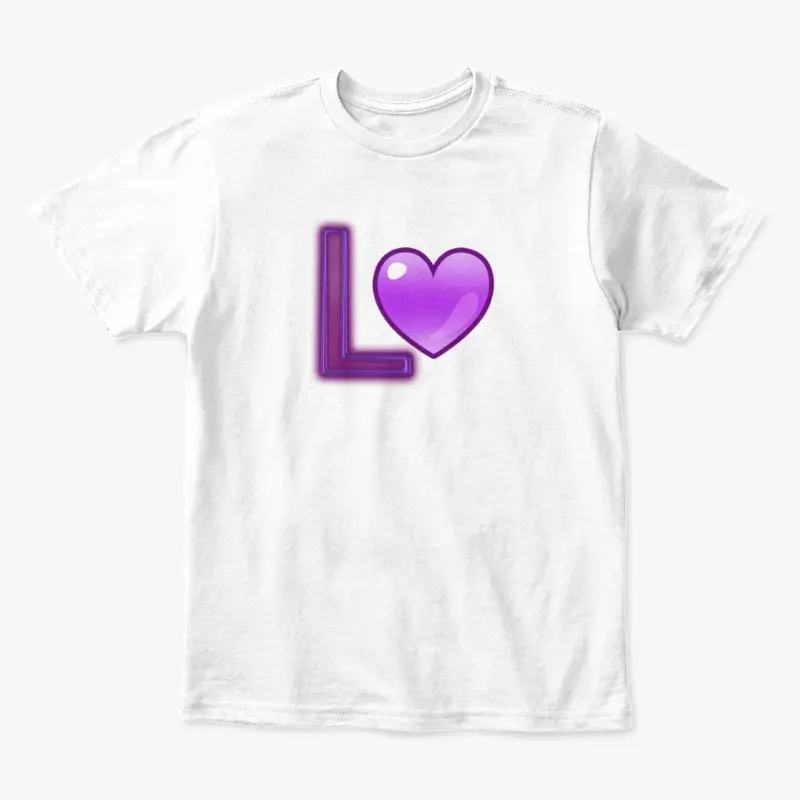 LOVE PURPLE HEART SHIRT