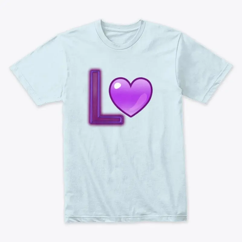 LOVE PURPLE HEART SHIRT